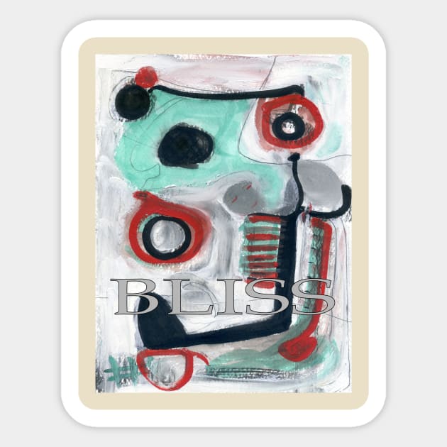 BLISS Sticker by Stephen_Lucas_Artist